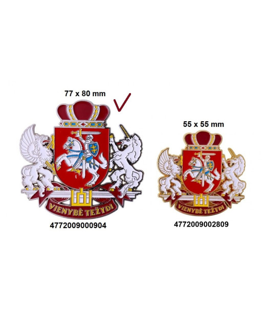 Suvenyrinis magnetas Lietuvos Didysis herbas